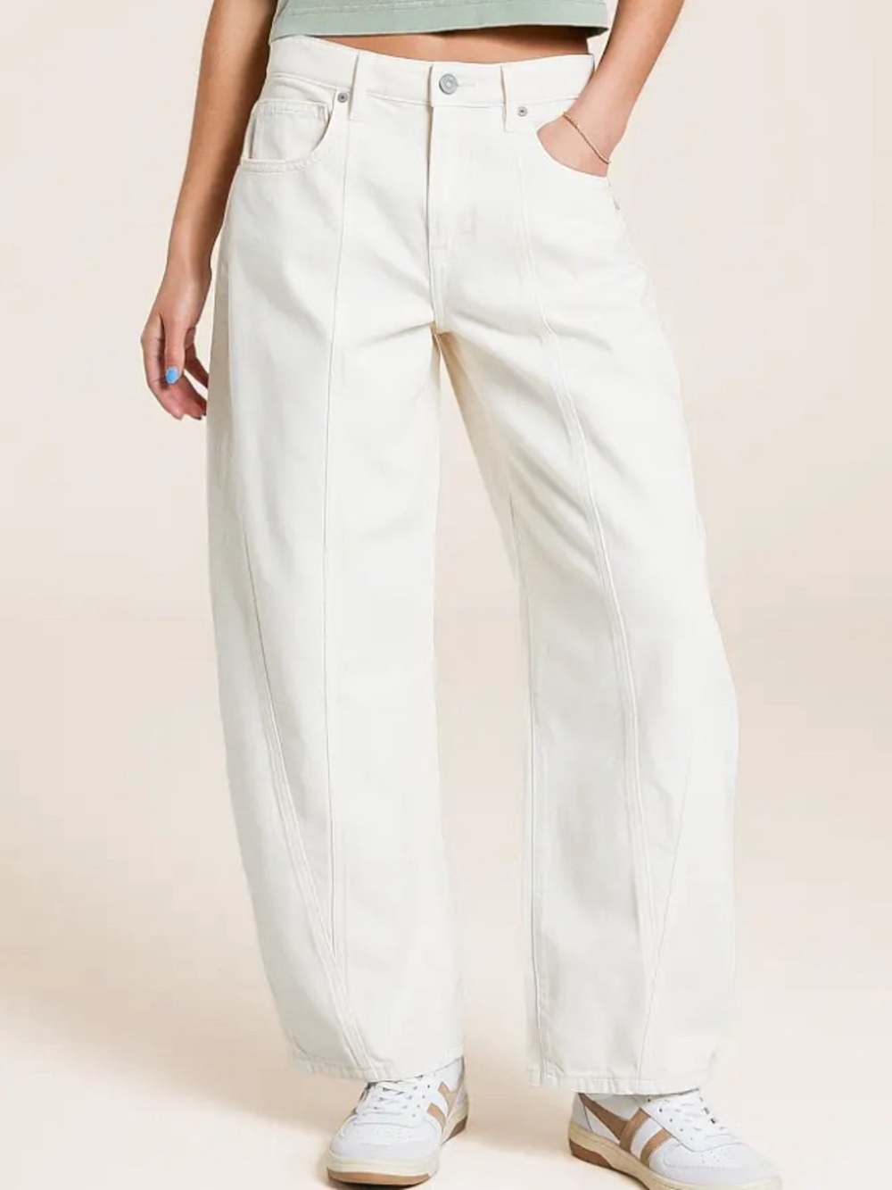 HIDDEN Sammie High Rise Barrel Jean SIZE 26